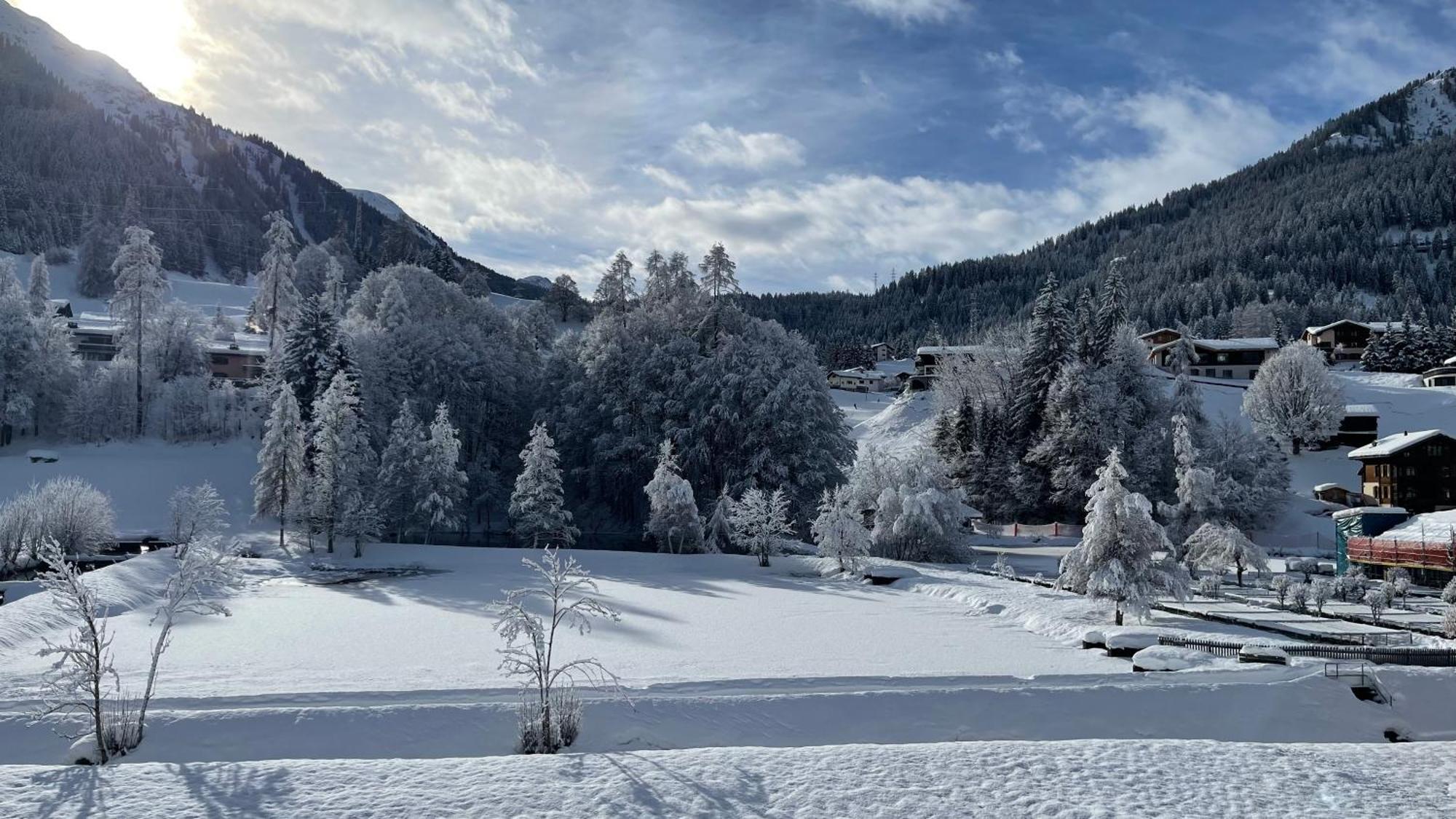 Ferienwohnung Mit Idyllischer Aussicht Klosters Exterior foto